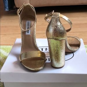 Gold Steve Madden heels